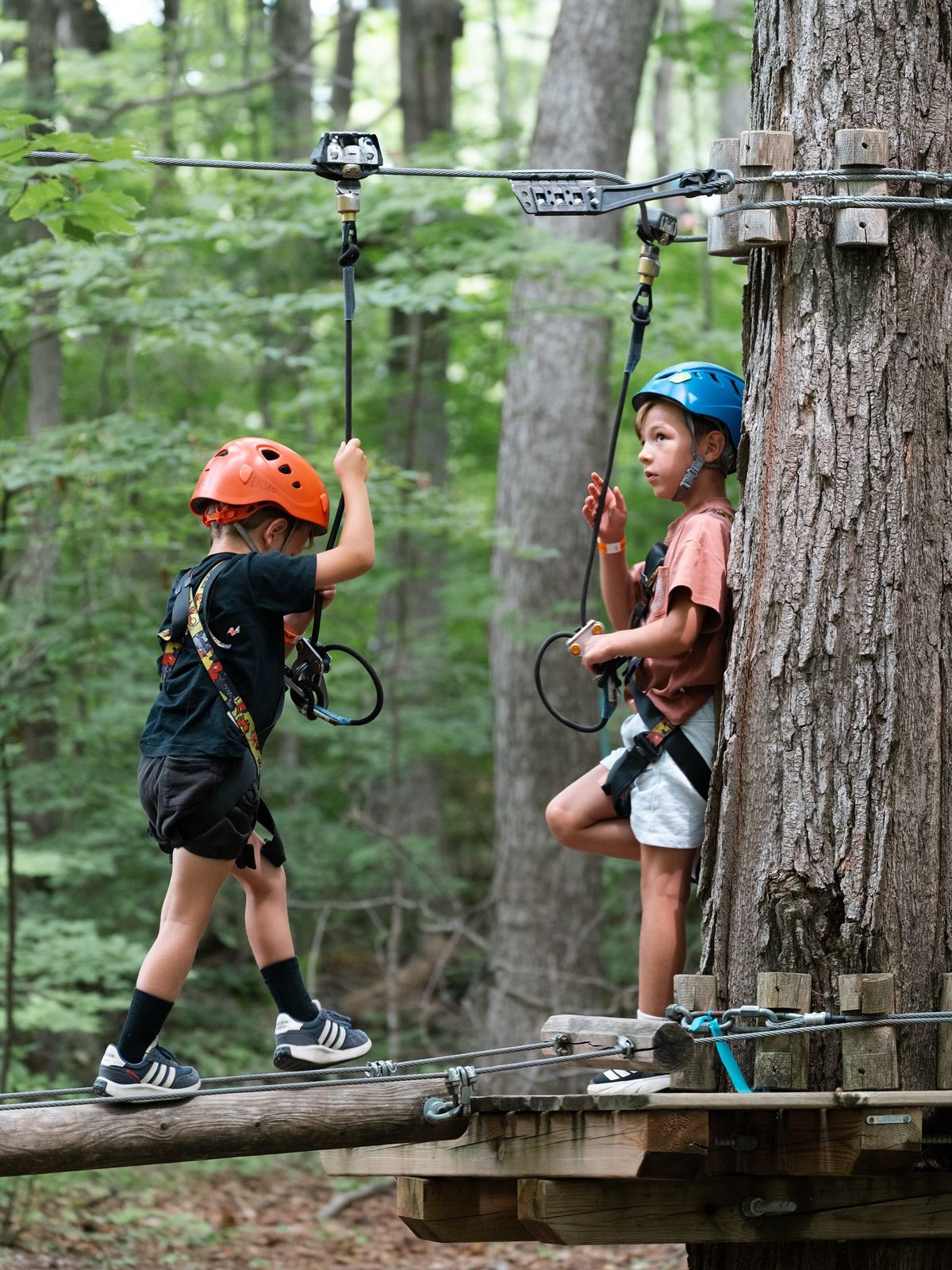 Wisselende activiteit tijdens een vakantiecamp