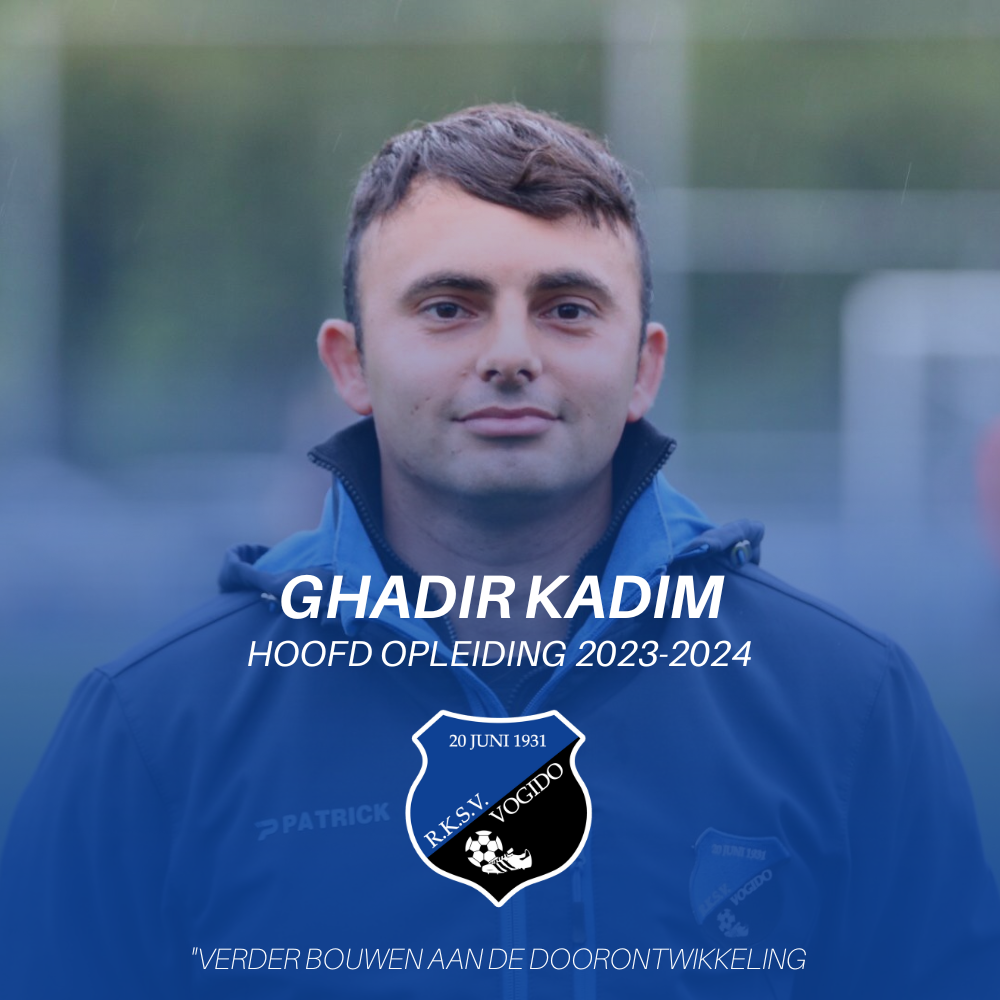 Ghadir Kadim als Hoofd Jeugdopleiding